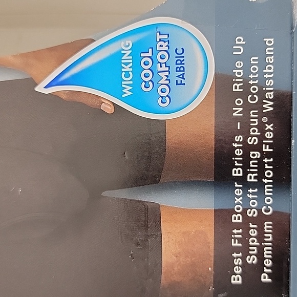 New Hanes 3 pairs Cotton/Polyester Tagless No Rise Up Boxer Briefs S/P - Picture 4 of 7